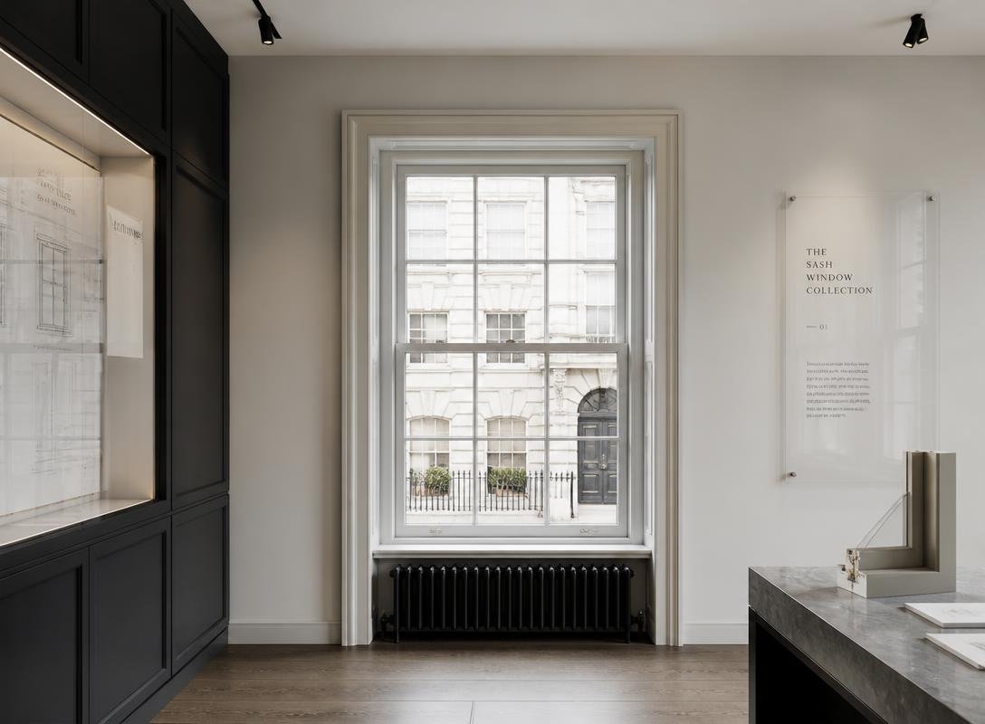 Showroom Phi Porte a Cagliari con una finestra su misura